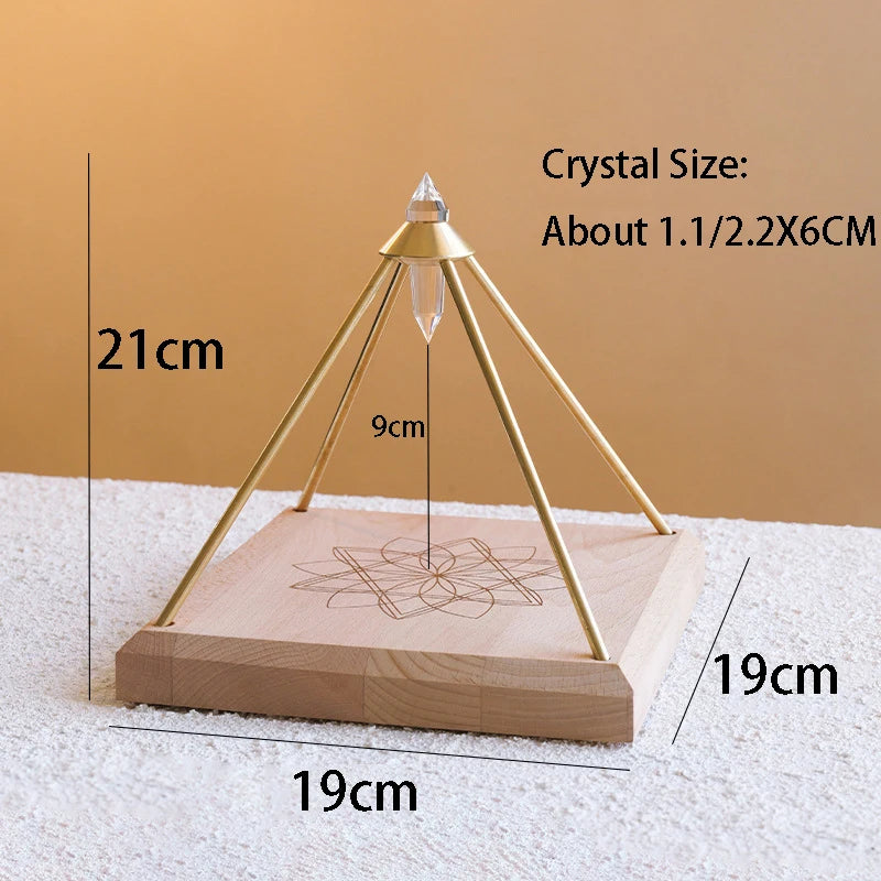 Crystal Ornaments Vogel Pyramid Energy Figurines Interior Sculptures Storage Tray Luxury Aesthetic Room Decoration Gift Ideas